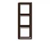 Cover frame 3gang frame, brown Cover frame 3gang frame, brown