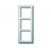 Cover frame 3gang frame, alpine white Cover frame 3gang frame, alpine white