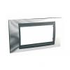 Unica Top - cover frame - 4 modules - top white/graphite