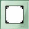 Real glass frame, 1-gang, Emerald green