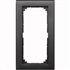 M-Plan frames, 2-gang without central bridge piece, anthracite