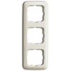 Cover frame 3gang frame, Reflex Round, Ivory Cover frame 3gang frame, Reflex Round, Ivory